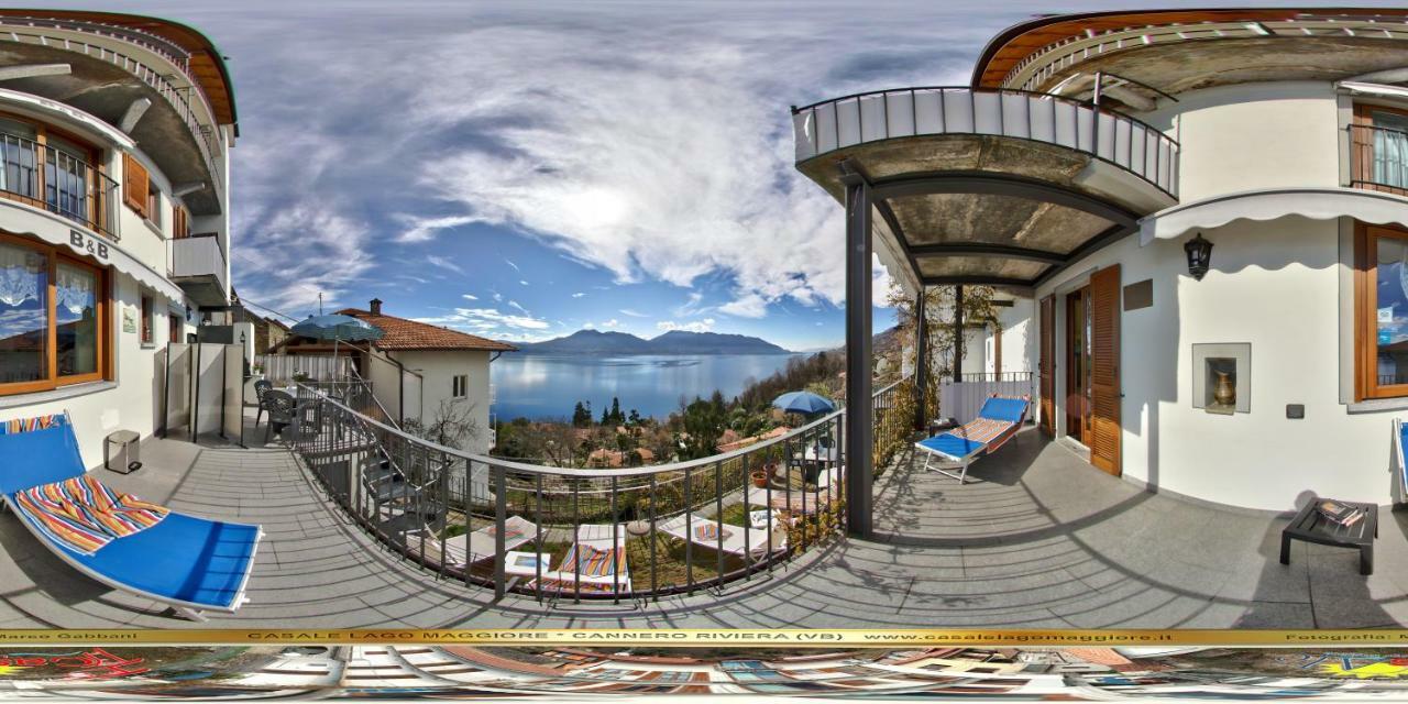 Casale Fe-Wo - Appartamenti Con Vista Lago カンネロ・リヴィエーラ エクステリア 写真
